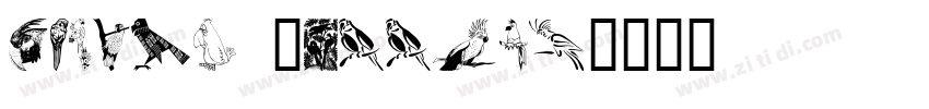 Flying Parrots字体转换